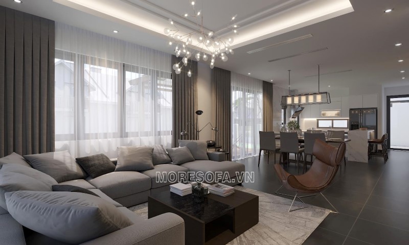 Sofa góc chữ U hiện đại